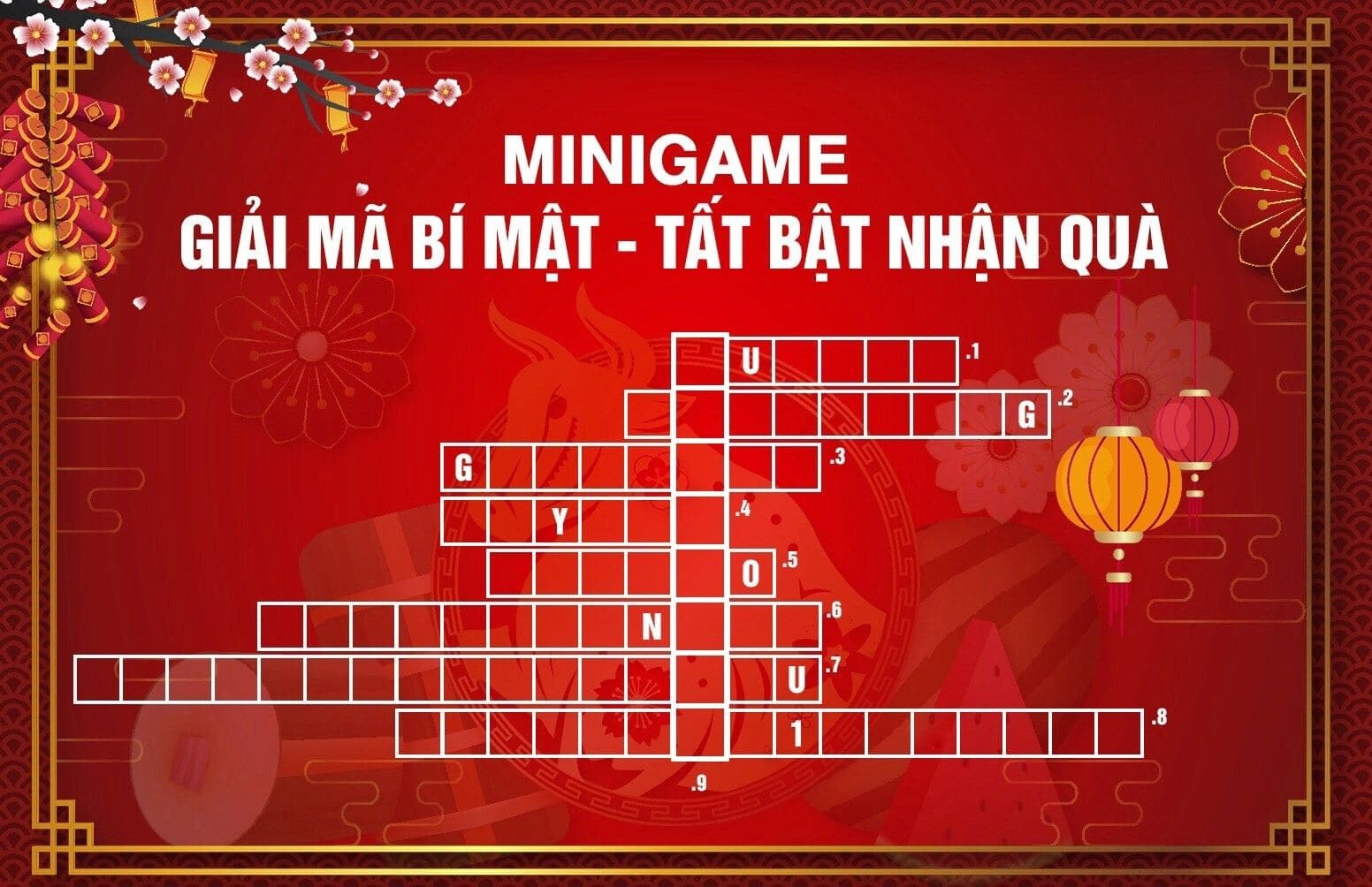 Trò chơi ô chữ tết