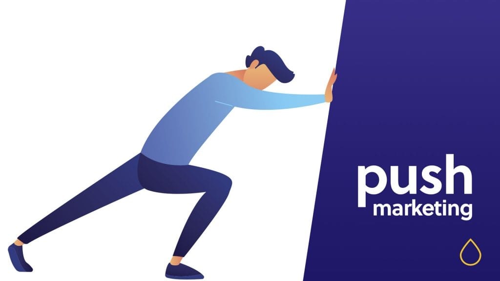 chiến lược đẩy v&agrave; k&eacute;o