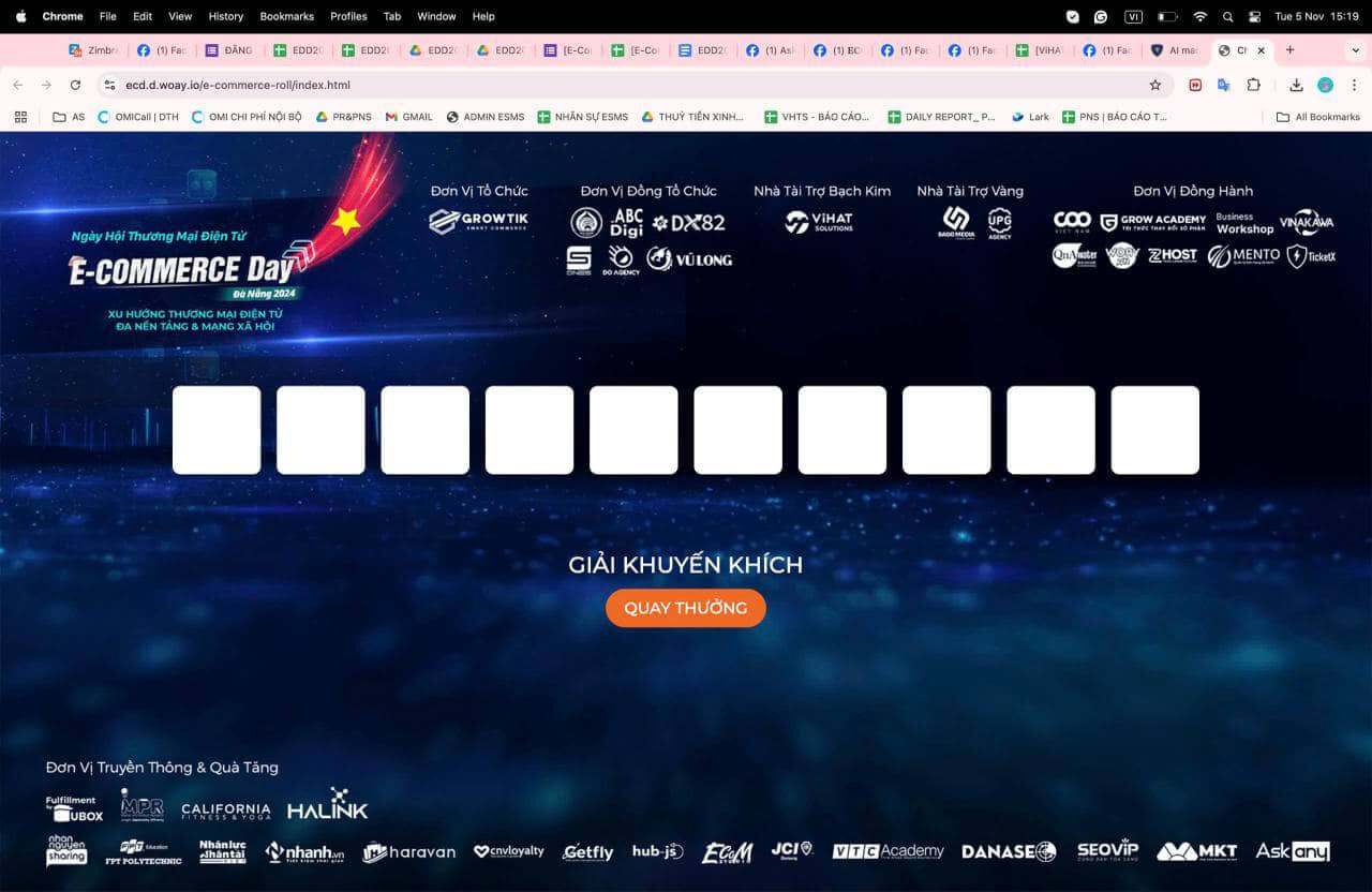 Lồng ghép gamification vào sự kiện