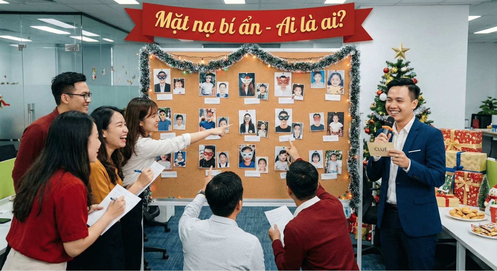 Mini game Giáng Sinh thú vị: ai là ai?
