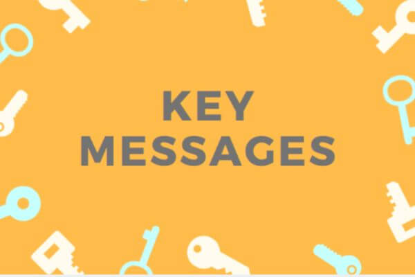 Xây dựng key messages để thông điệp đồng nhất