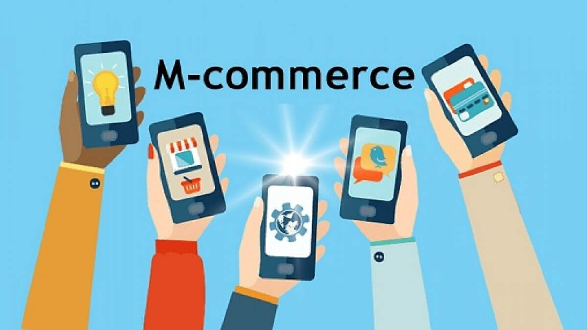 Mobile commerce trên thiết bị di động.