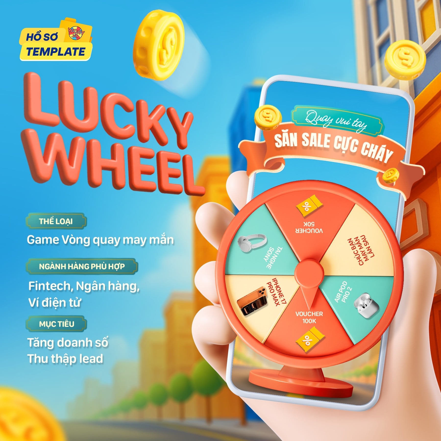 V&ograve;ng quay may mắn Ng&acirc;n h&agrave;ng