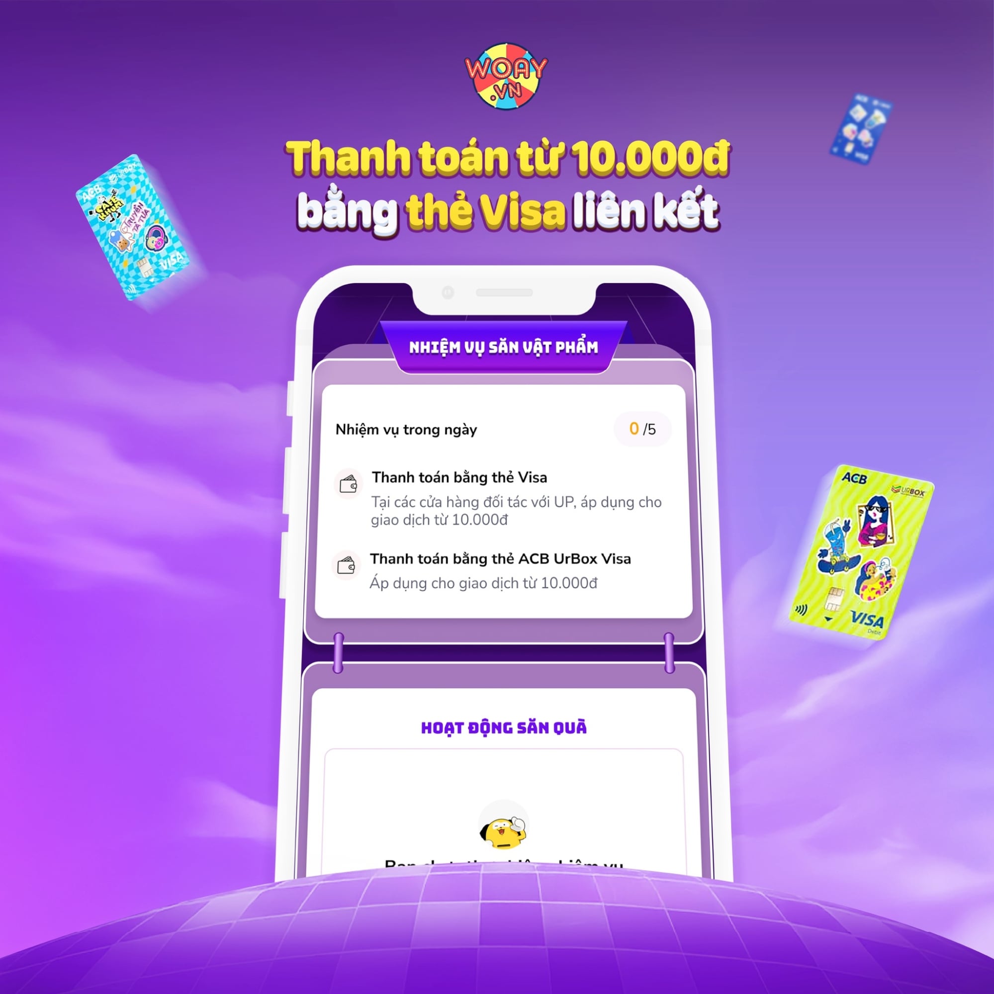 V&ograve;ng quay may mắn Ng&acirc;n h&agrave;ng