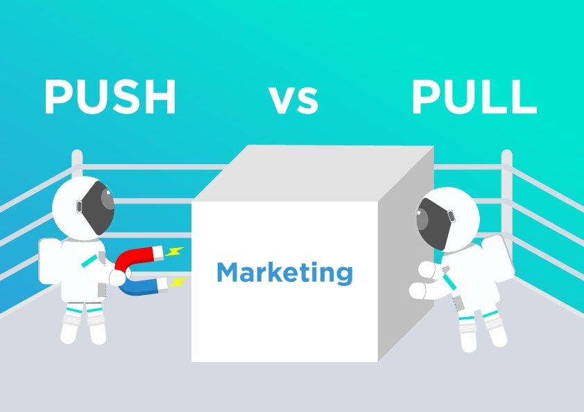 chiến lược đẩy v&agrave; k&eacute;o