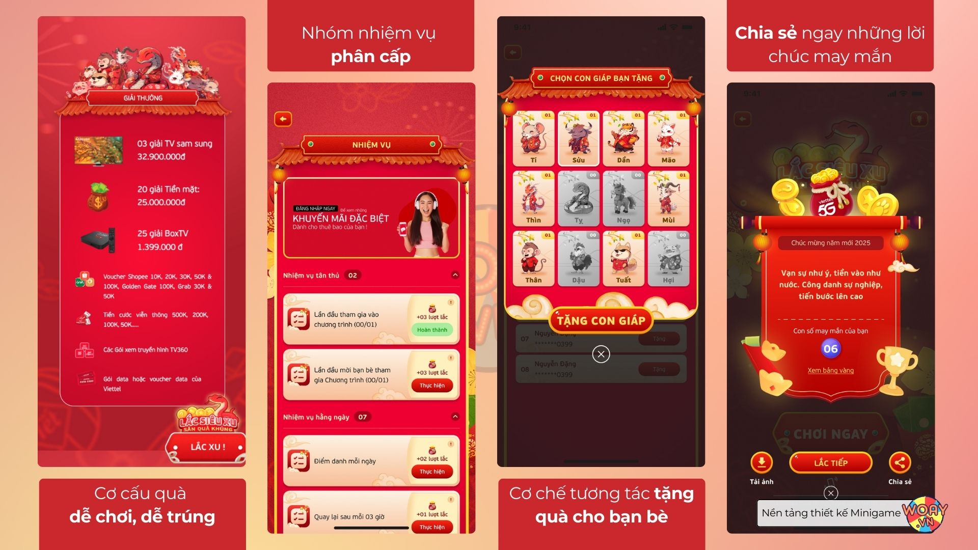 Gamification Tết 2025: bắt trend túi mù, số hóa trò chơi dân gian ngày Tết