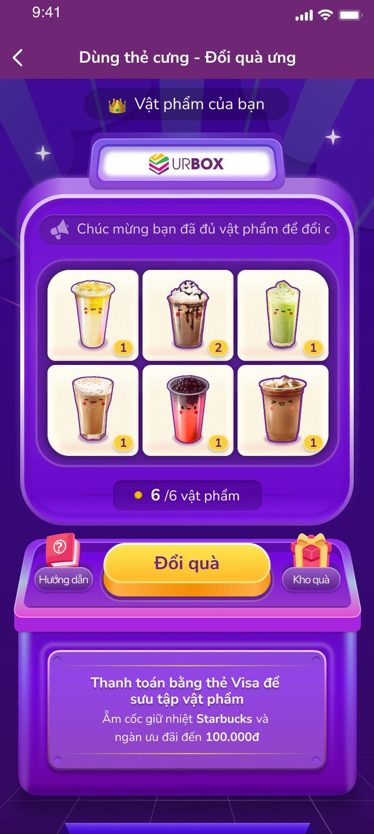 Chương trình tích điểm đổi quà Woay x UrBox