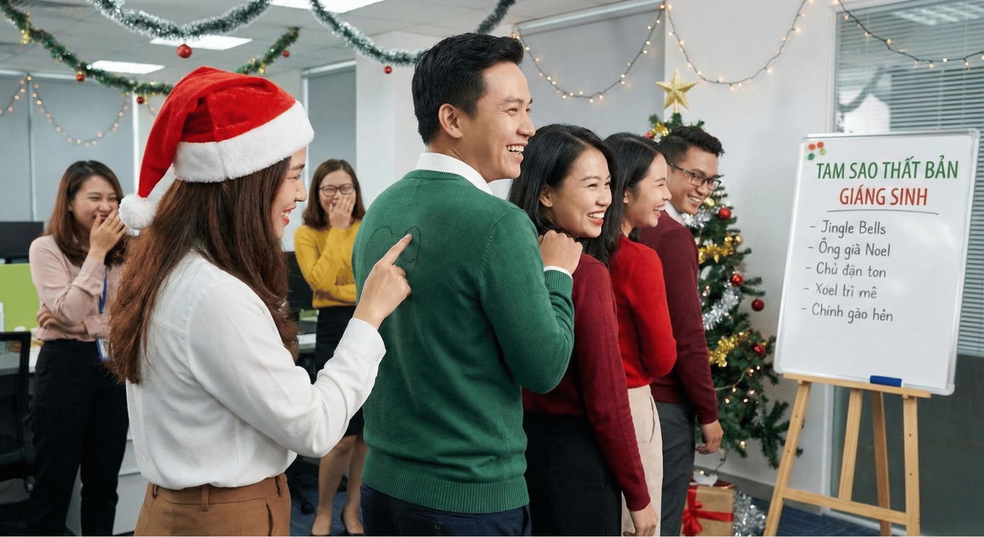 Trò chơi tam sao thất bản mùa giáng sinh vui nhộn