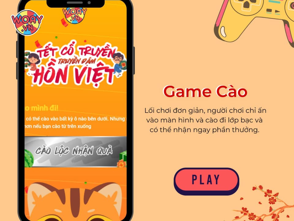 Giải câu đố trực tuyến trong mini game Tết giúp tăng thời gian tương tác