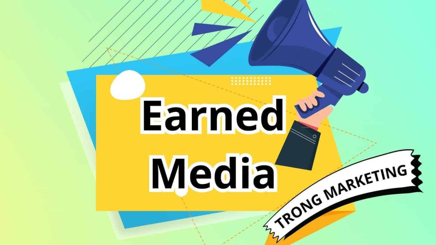 Earned media qua chia sẻ trên mạng xã hội.