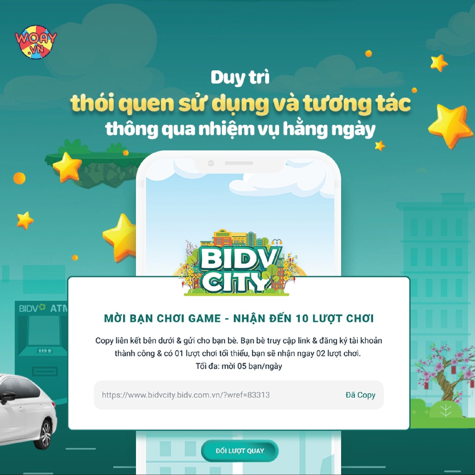 V&ograve;ng quay may mắn Ng&acirc;n h&agrave;ng