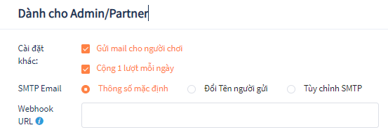 Thiết lập minigame