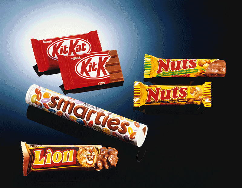 KINGS OF CONFECTIONERY Smarties were created in 1937, coronation year for British King George VI. KitKat first appeared on the shelves two year earlier. Lion Bars are a relatively new addition to the Rowntree’s range, now owned by Nestlé, having...