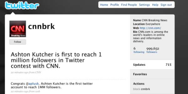 CNN và Ashton Kutcher
