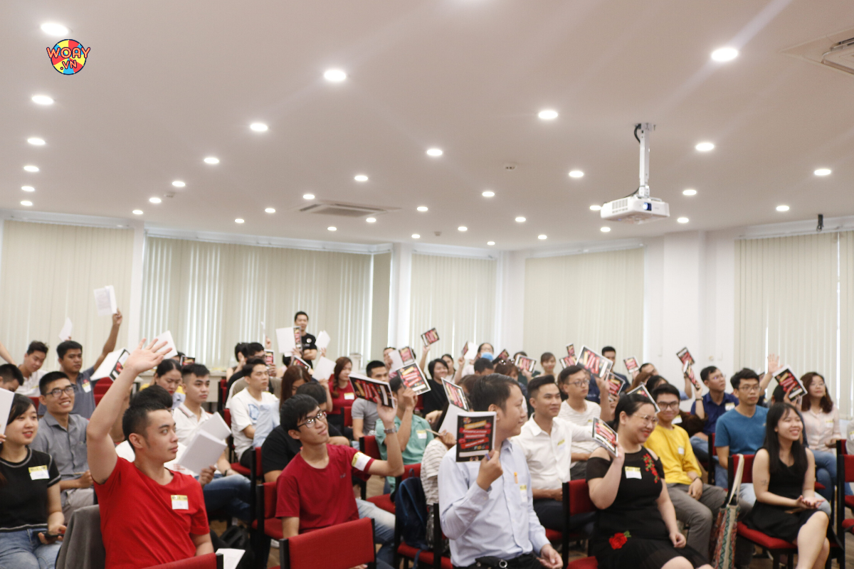 Phần quà nhỏ mà BTC dành tặng cho các anh chị đã dành thời gian đến tham gia workshop của Woay và 3M Marketing.