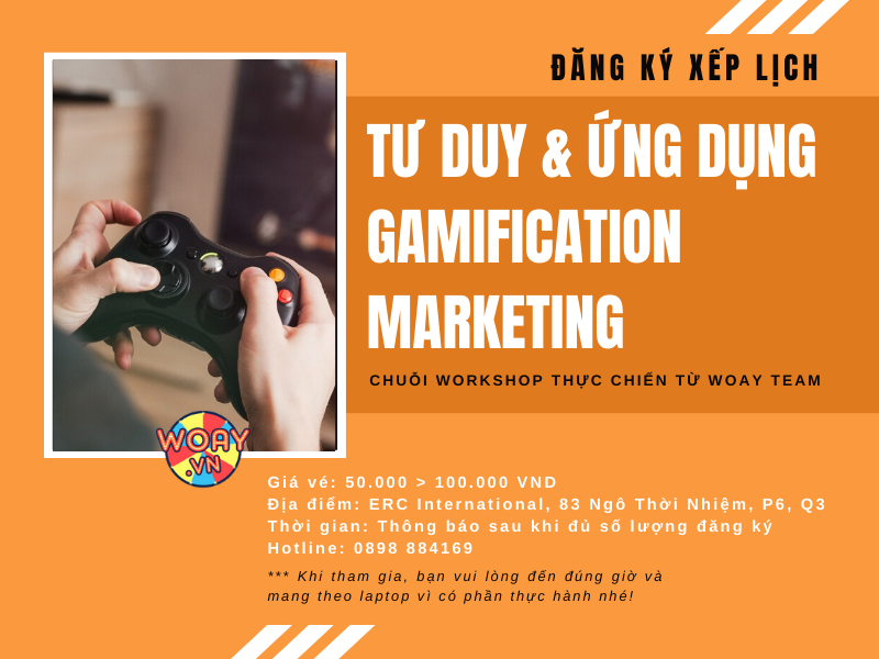Đăng ký xếp lịch tư duy và ứng dụng gamification marketing