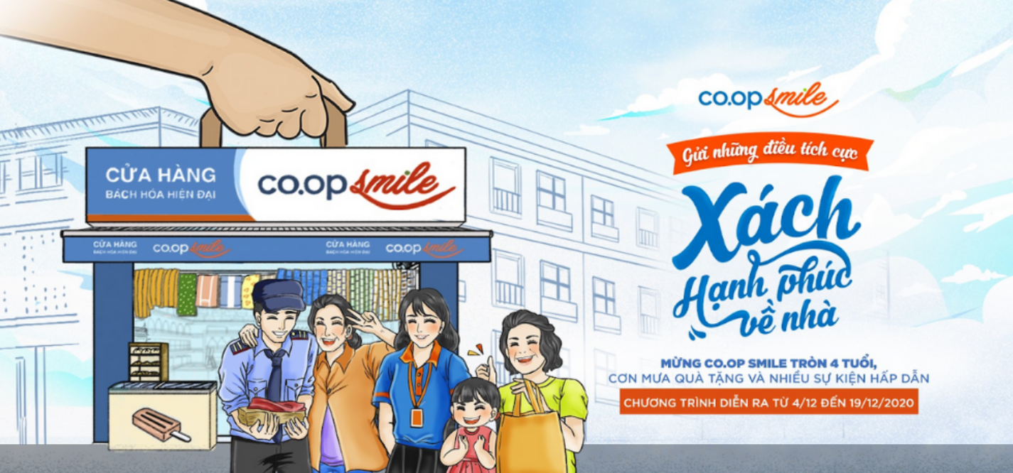 Minigame Co.op Smile Xách hạnh phúc về nhà
