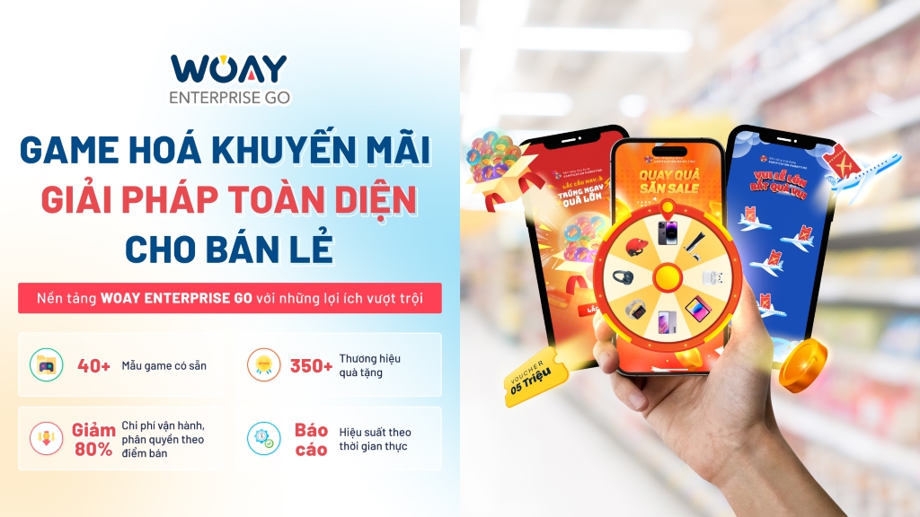 WOAY Enterprise GO, sẵn sàng cho doanh nghiệp bán lẻ tung chương trình khuyến mãi cuối năm