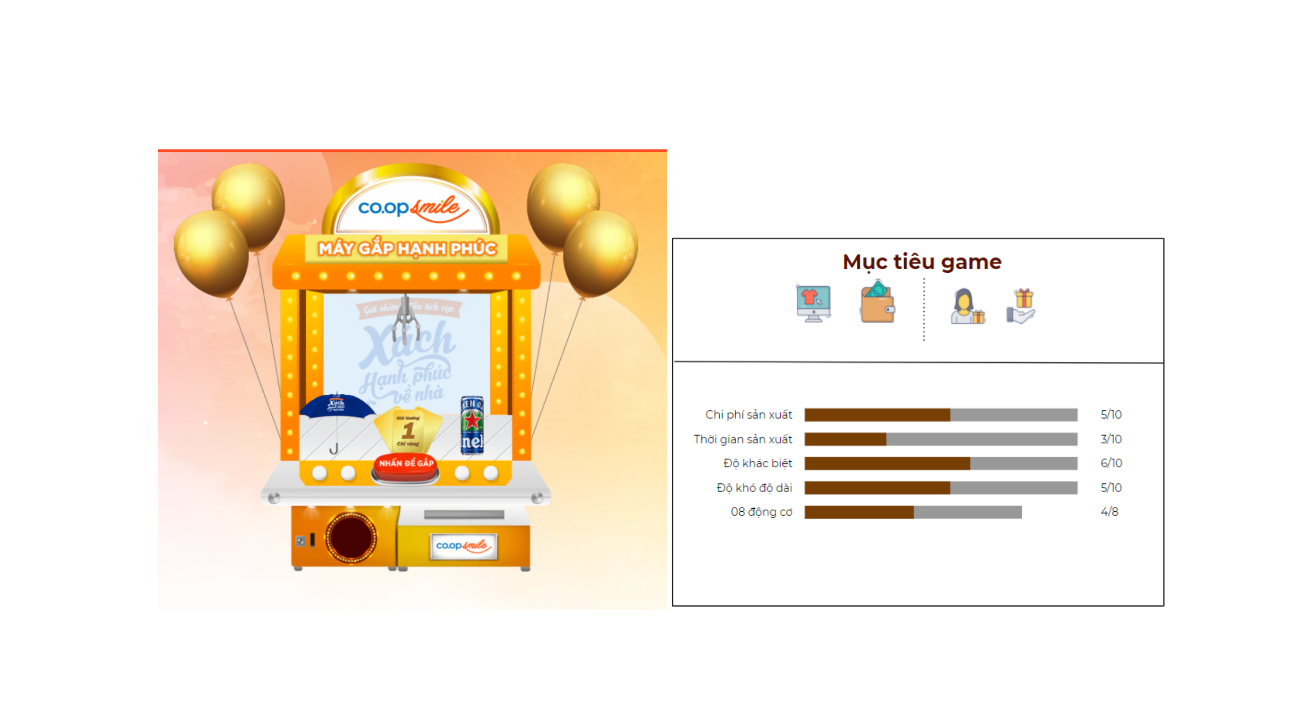 Minigame Co.op Smile Xách hạnh phúc về nhà