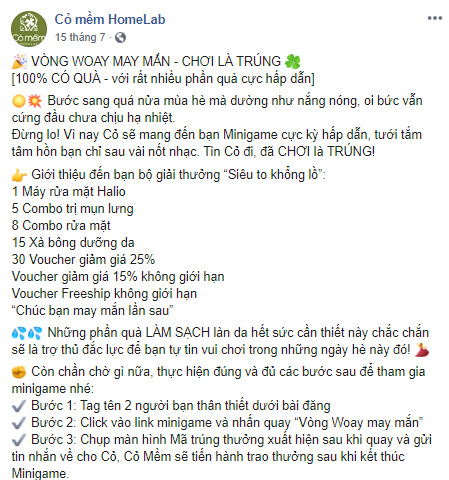 tổ chức minigame 