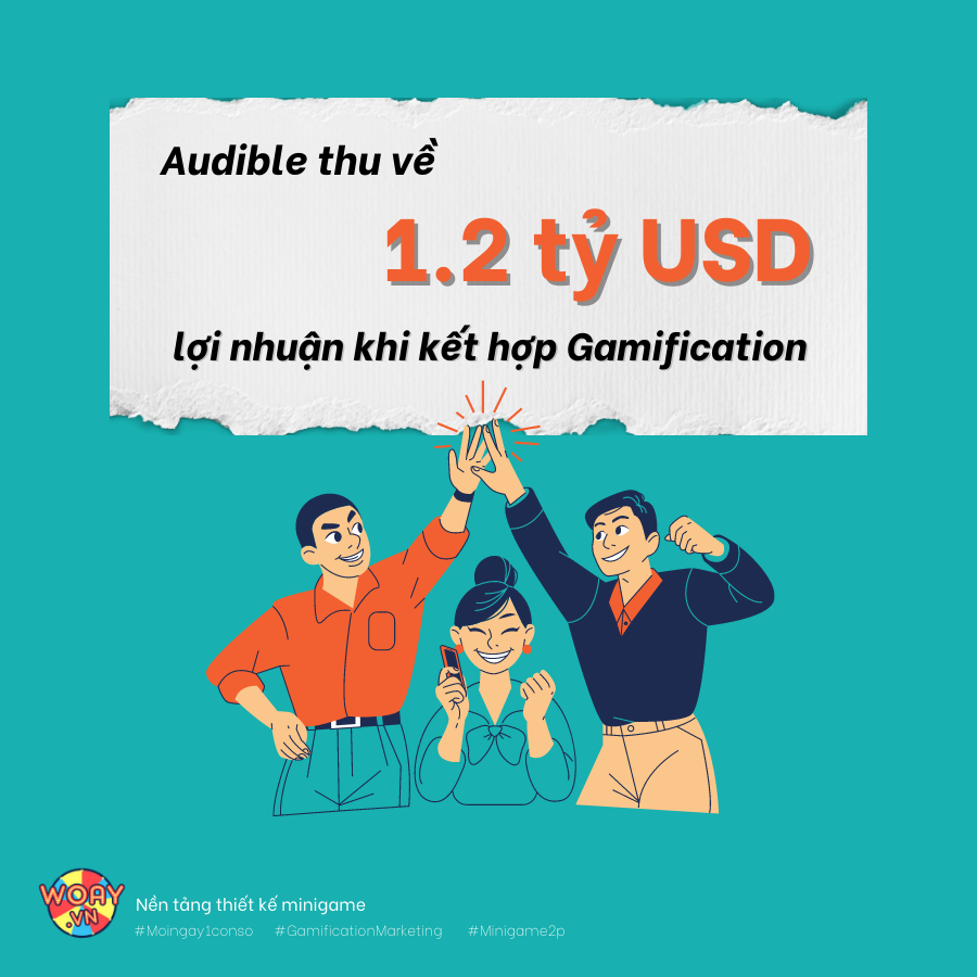 Audible thu về 1.2 tỷ USD lợi nhuận khi kết hợp Gamification