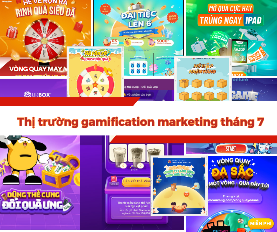 Thị trường gamification tháng 7